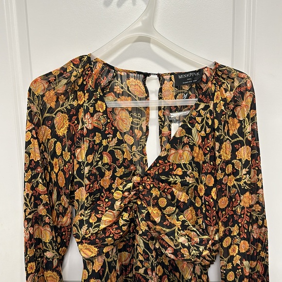 MINKPINK Feeling Bold Hi Low Midi Dress - Picture 6 of 6